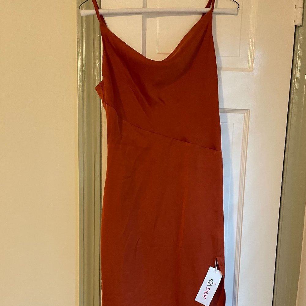 D&M Rust Colored Spaghetti Strap Dress